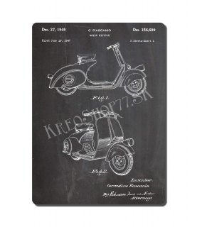 Retro Poster PAT Motorcycle 025