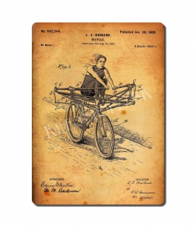 Retro Poster PAT Bicycle 004