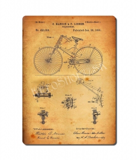 Retro Poster PAT Bicycle 016