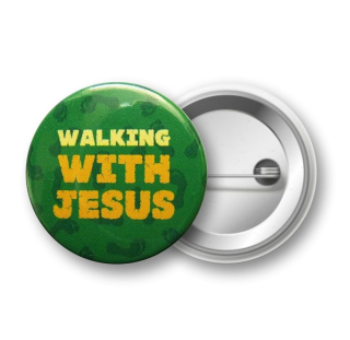Odznak - Walking with Jesus