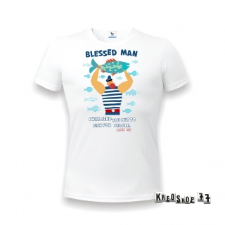 Kresťanské tričko - Blessed man