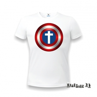 Kresťanské tričko - Captain Jesus