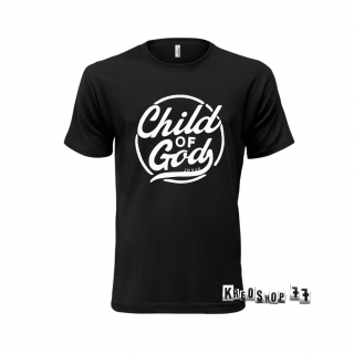 Kresťanské tričko - Child of God - čierne